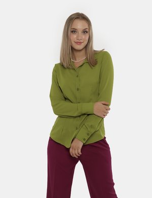 Camicia donna elegante scontata - Camicia Vougue verde