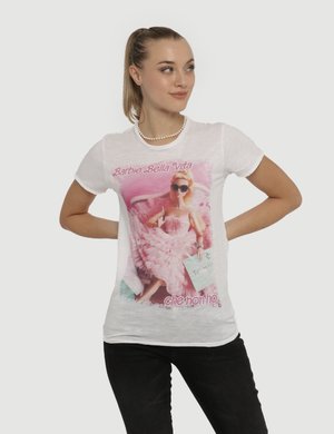 T-shirt da donna scontata - T-shirt Barbie bianco/rosa