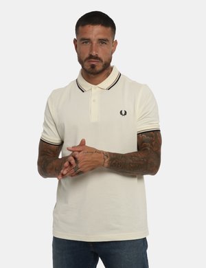 T-shirt Fred Perry uomo scontate  - Polo Fred Perry beige