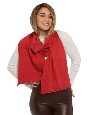 foulard scontati - Sciarpa Fracomina rosso lurex