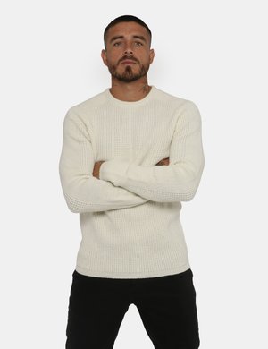 Outlet maglione uomo scontato - Maglione Goha panna