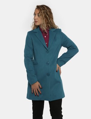 giacca donna scontata - Cappotto  Vougue azzurro ottanio