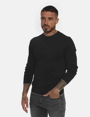 Yes Zee uomo outlet - Maglione Yes Zee nero