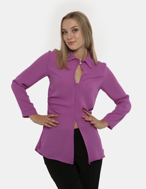 Camicia donna elegante scontata - Camicia Vougue viola ciclamino