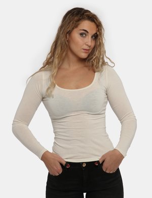 Abbigliamento donna scontato - T-shirt Vougue bianco panna