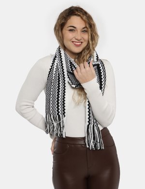 Accessorio moda Donna scontato - Sciarpa Missoni bianco e nero