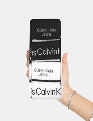 Calze  Calvin Klein nero/bianco