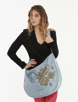 Accessorio moda Donna scontato - Borsa Borbonese azzurro