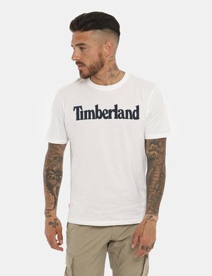 Abbigliamento uomo scontato - T-shirt Timberland bianco