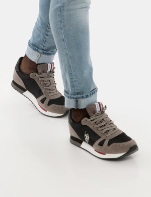 Idee regalo da uomo - Sneakers U.S. POLO ASSN. Colourblock con inserti in nylon