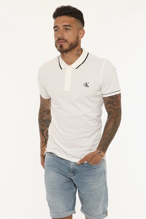 T-shirt Calvin Klein uomo scontate - Polo Calvin Klein bianco