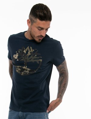 T-shirt Timberland con logo centrale