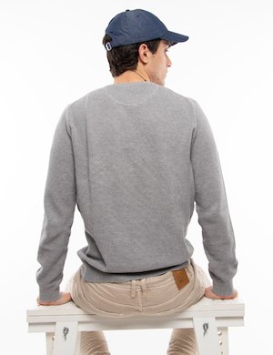 Outlet maglione uomo scontato - Maglia Gant girocollo in cotone