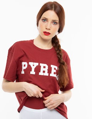 T-shirt Pyrex con logo maxi