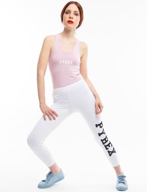Pantaloni eleganti scontati da donna - Leggins Pyrex con logo glitter