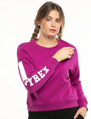 maglia donna elegante scontata - Felpa Pyrex con logo sulle maniche