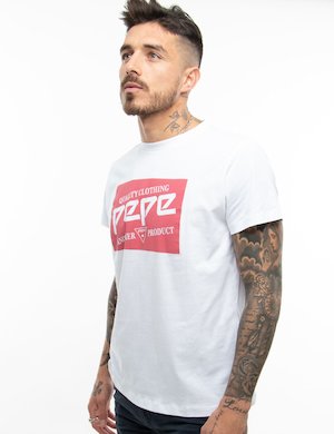 Pepe Jeans uomo outlet - T-shirt Pepe Jeans con scritta