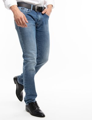 Jeans da uomo scontati - Jeans Gas con zip