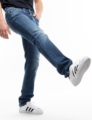 Jeans da uomo scontati - Jeans Gas con zip