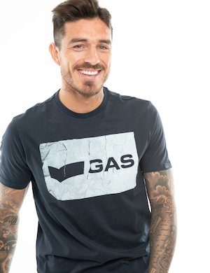 Gas uomo outlet - T-shirt Gas in cotone