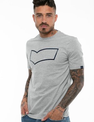 T-shirt uomo scontata - T-shirt Gas con logo centrale