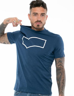 Gas uomo outlet - T-shirt Gas con logo centrale