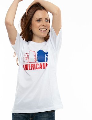 T-shirt Americanino con logo stampato