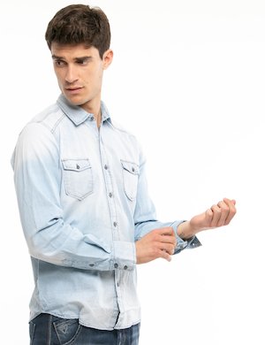outlet camicia da uomo scontata - Camicia Fifty Four a maniche lunghe