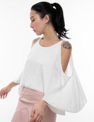 T-shirt da donna scontata - Top Yes Zee off the shoulder