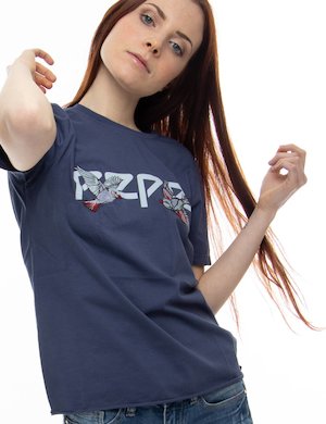 T-shirt Pepe Jeans con ricamo e stampa