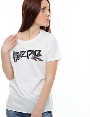 Pepe jeans donna outlet - T-shirt Pepe Jeans con ricamo e stampa