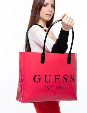 Abbigliamento donna Guess scontato - Borsa Guess maxi glossy
