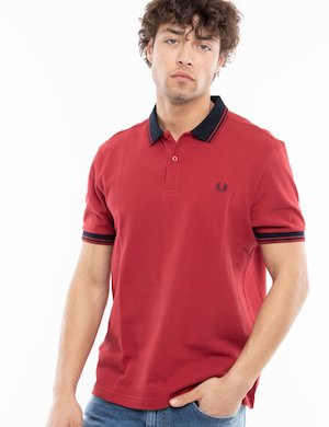 Fred Perry uomo outlet - Polo Fred Perry con colletto a contrasto