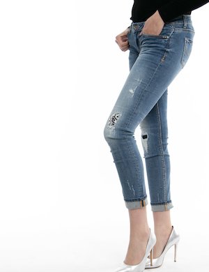 Jeans da donna scontati - Jeans Fracomina effetto consumato
