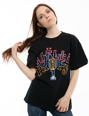 GAëLLE Paris donna outlet - T-shirt GAeLLE con scritte applicate