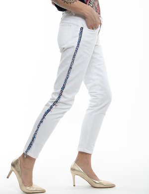 GAëLLE Paris donna outlet - Jeans GAeLLE Paris con perline