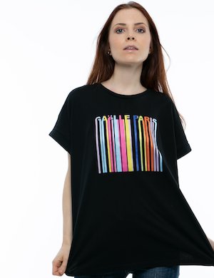 GAëLLE Paris donna outlet - T-shirt GAeLLe con stampa arcobaleno