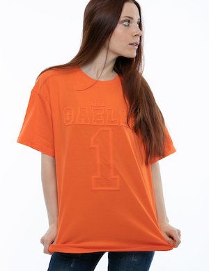 GAëLLE Paris donna outlet - T-shirt GAeLLE con scritta tono su tono