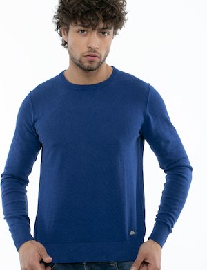 Outlet maglione uomo scontato - Maglia girocollo Yes Zee in cotone
