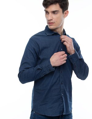 Guess uomo outlet - Camicia Guess di jeans