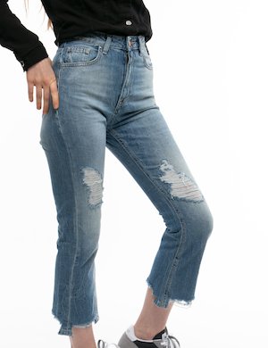 Fifty Four outlet - Jeans Fifty Four con strappi