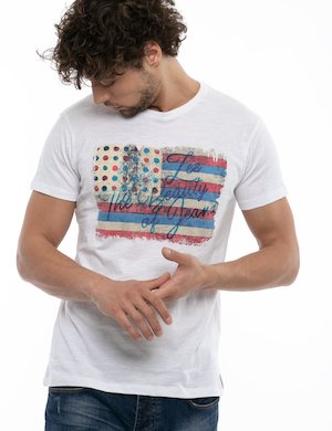 T-shirt uomo scontata - T-shirt Yes Zee con grafica