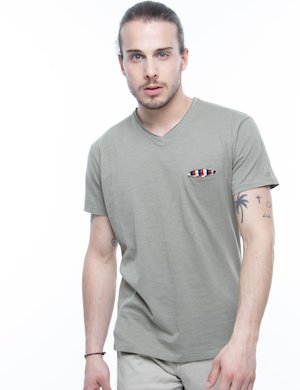 Yes Zee uomo outlet - T-shirt Yes Zee con scollo a V