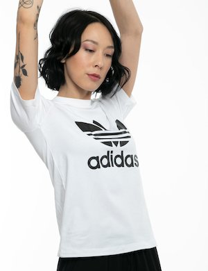 T-shirt da donna scontata - T-shirt Adidas con logo stampato