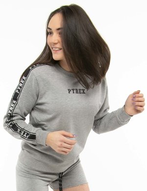 maglia donna elegante scontata - Felpa Pyrex con bande laterali