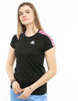 Kappa donna outlet - T-shirt Kappa con bande laterali