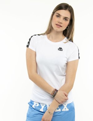 Kappa donna outlet - T-shirt Kappa con bande laterali