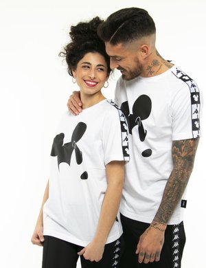 T-shirt uomo scontata - T-shirt Kappa con stampa Mickey Mouse