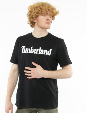 T-shirt uomo scontata - T-shirt Timberland con logo stampato