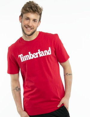 T-shirt uomo scontate online - T-shirt Timberland con logo stampato